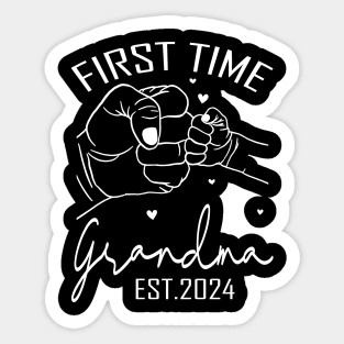 First Time Grandma Est 2024 Sticker